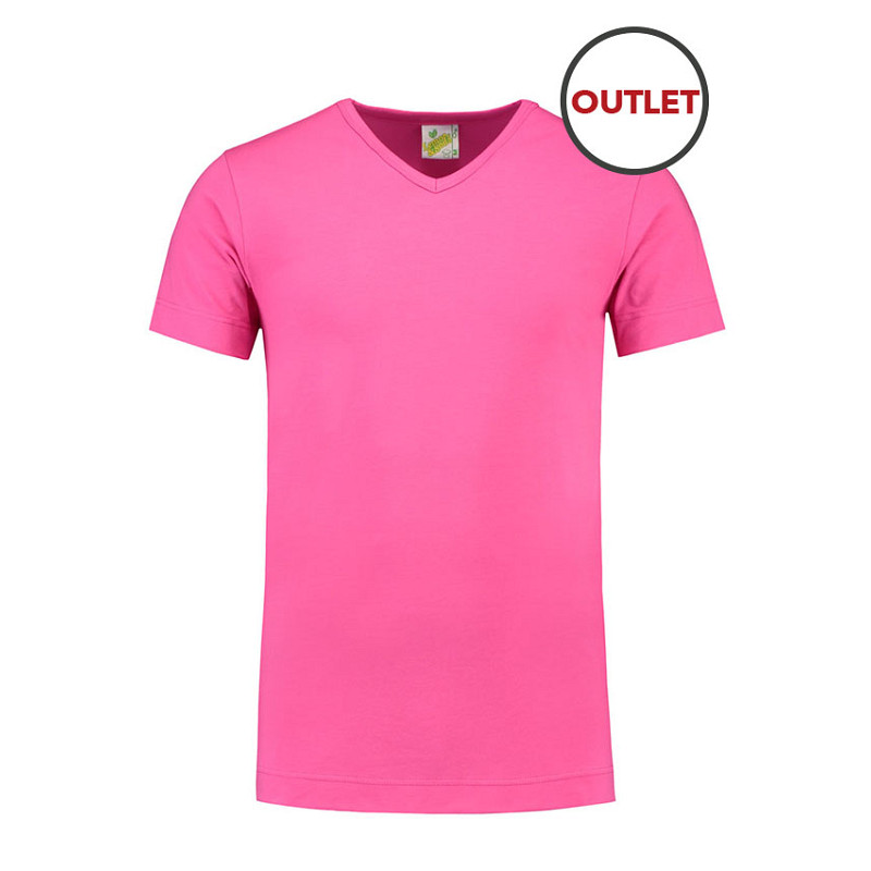 Lemon & Soda Cotton Elastane V-neck T-shirt